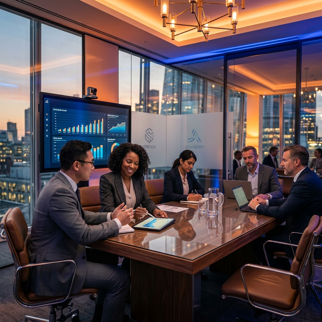 Professional financial planning team